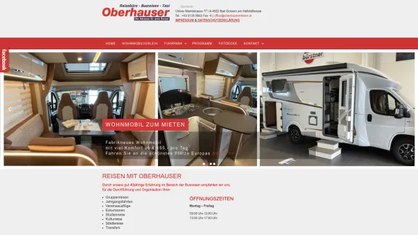 Website Screenshot: Stefan Bad Goisern Oberhauser Busreisen Badefahrten Salzkammergut Bad Ischl Bad Aussee - Oberhauser Busreisen - Date: 2023-06-14 10:44:10