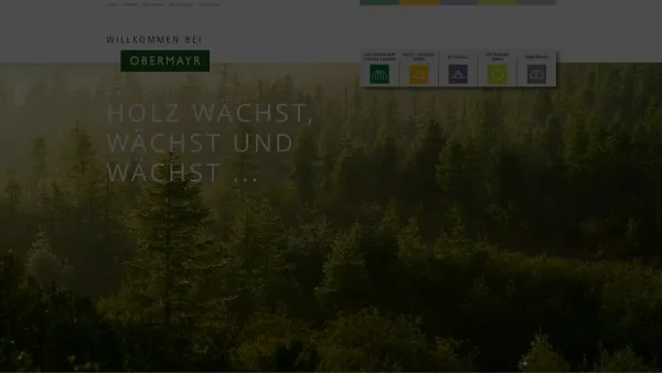 Website Screenshot: Obermayr Holzkonstruktionen Ges.m.b.H. - Startseite | Obermayr - Date: 2023-06-15 16:02:34