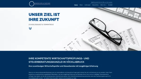 Website Screenshot: Johann Obermeier Andreas Gruber Steuerberatungs index - Steuerberatung Vöcklabruck - Obermeier & Partner - Date: 2023-06-23 12:08:08