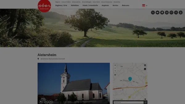 Website Screenshot: Gemeindeamt Urlaub Oberösterreich Tourismusinformationen aus Oberösterreich - Aistersheim - Date: 2023-06-23 12:08:08