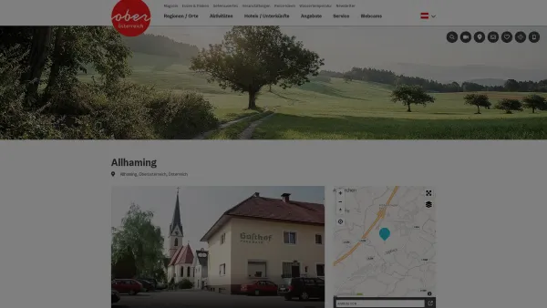 Website Screenshot: Gemeindeamt Urlaub Oberösterreich Tourismusinformationen aus Oberösterreich - Allhaming - Date: 2023-06-23 12:08:08