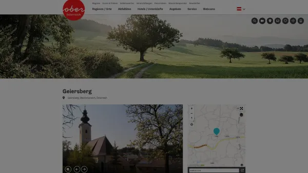 Website Screenshot: Gemeindeamt Urlaub Oberösterreich Tourismusinformationen aus Oberösterreich - Geiersberg - Date: 2023-06-23 12:08:08
