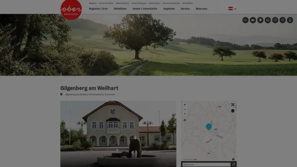 Website Screenshot: Gemeindeamt Gilgenberg am Urlaub Oberösterreich Tourismusinformationen aus Oberösterreich - Gilgenberg am Weilhart - Date: 2023-06-23 12:08:08