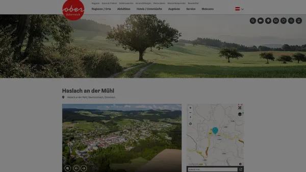 Website Screenshot: Gemeinde Haslach an der Urlaub Oberösterreich Tourismusinformationen aus Oberösterreich - Weberort Haslach | Urlaub im Böhmerwald - Date: 2023-06-23 12:08:08