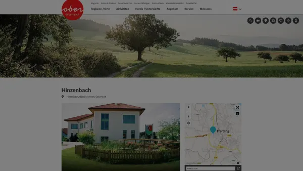 Website Screenshot: Gemeindeamt Urlaub Oberösterreich Tourismusinformationen aus Oberösterreich - Hinzenbach - Date: 2023-06-23 12:08:08