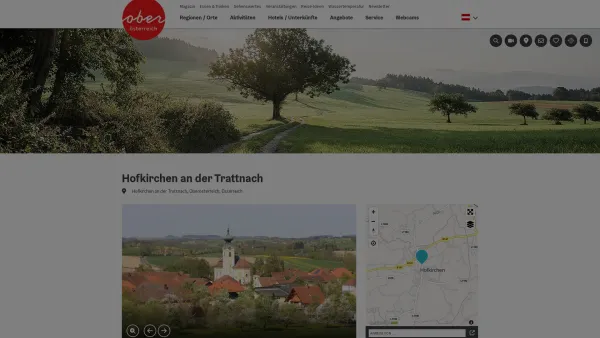 Website Screenshot: Gemeinde Hofkirchen an der Urlaub Oberösterreich Tourismusinformationen aus Oberösterreich - Hofkirchen an der Trattnach - Date: 2023-06-23 12:08:08