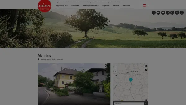 Website Screenshot: Gemeindeamt Urlaub Oberösterreich Tourismusinformationen aus Oberösterreich - Manning - Date: 2023-06-23 12:08:08