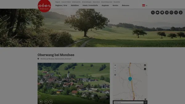 Website Screenshot: Gemeindeamt Urlaub Oberösterreich Tourismusinformationen aus Oberösterreich - Oberwang Mondsee Irrsee Salzkammergut Informationen - Date: 2023-06-23 12:08:08