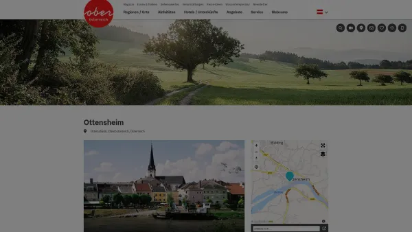 Website Screenshot: Tourismusverband Urlaub Oberösterreich Tourismusinformationen aus Oberösterreich - Donaumarkt mit idyllischem Ortskern - Date: 2023-06-23 12:08:08