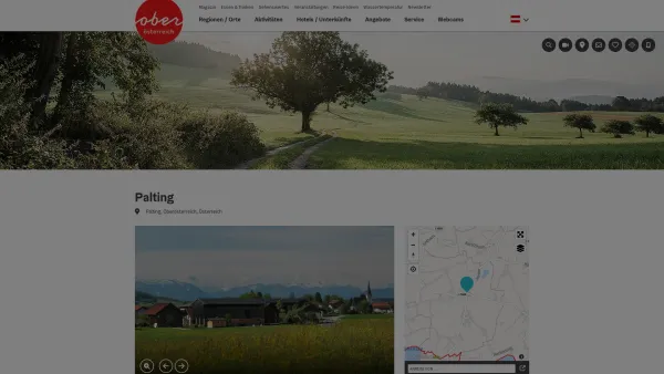 Website Screenshot: Gemeindeamt Urlaub Oberösterreich Tourismusinformationen aus Oberösterreich - Palting - Date: 2023-06-23 12:08:08