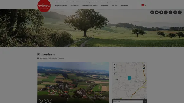 Website Screenshot: Gemeindeamt Urlaub Oberösterreich Tourismusinformationen aus Oberösterreich - Rutzenham - Date: 2023-06-23 12:08:11