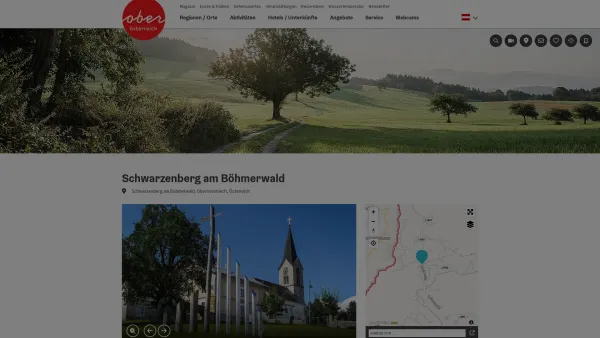 Website Screenshot: Gemeindeamt Schwarzenberg am Urlaub Oberösterreich Tourismusinformationen aus Oberösterreich - Schwarzenberg am Böhmerwald - Date: 2023-06-23 12:08:11