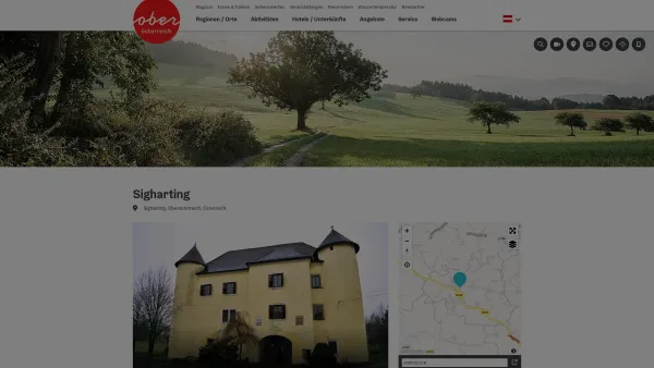 Website Screenshot: Gemeindeamt Urlaub Oberösterreich Tourismusinformationen aus Oberösterreich - Sigharting - Date: 2023-06-23 12:08:11