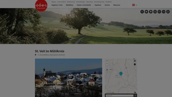 Website Screenshot: Gemeinde St Veit im Urlaub Oberösterreich Tourismusinformationen aus Oberösterreich - St. Veit im Mühlkreis - Date: 2023-06-23 12:08:11