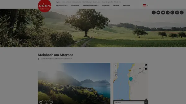 Website Screenshot: Gemeinde Steinbach an der Urlaub Oberösterreich Tourismusinformationen aus Oberösterreich - Steinbach am Attersee im Salzkammergut - Date: 2023-06-23 12:08:11