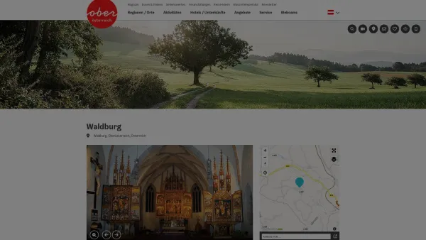 Website Screenshot: Gemeindeamt Urlaub Oberösterreich Tourismusinformationen aus Oberösterreich - Waldburg - Date: 2023-06-23 12:08:11