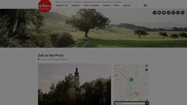 Website Screenshot: Gemeindeamt Zell an der Urlaub Oberösterreich Tourismusinformationen aus Oberösterreich - Zell an der Pram - Date: 2023-06-23 12:08:11