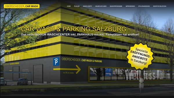 Website Screenshot: Oberscheider Autohandel GmbH Lustenau - Oberscheider Car Wash GmbH - Home - Date: 2023-06-23 12:08:11