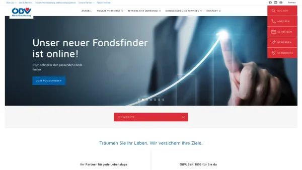 Website Screenshot: Österreichische die ÖBV Meine Versicherung - ÖBV - Die Österreichische Beamtenversicherung - Date: 2023-06-15 16:02:34