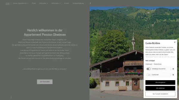 Website Screenshot: Herbert Webseite Gasthof Obwiesen - Home | Pension Obwiesen - Date: 2023-06-23 12:08:11