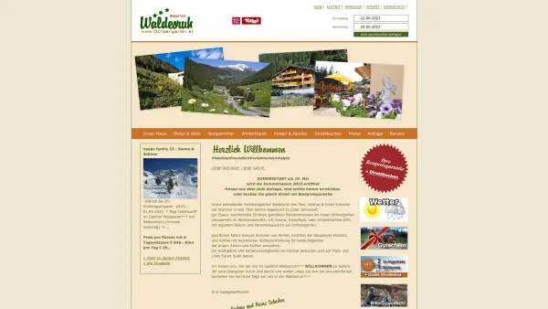 Website Screenshot: Gasthof Waldesruh - Gasthof Waldesruh - Ochsengarten - Date: 2023-06-23 12:08:11
