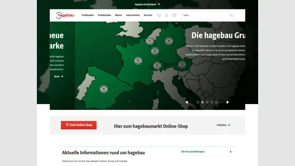Website Screenshot: hagebau Handelsgesellschaft für Baustoffe GmbH & Co.KG - Start - hagebau.com - Date: 2023-06-23 12:08:14