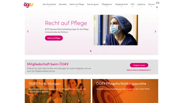 Website Screenshot: IGK Kärnten Institut f Gesundheit u ÖGKV - Österreichischer Gesundheits- & Krankenpflegeverband | ÖGKV - Date: 2023-06-23 12:08:14
