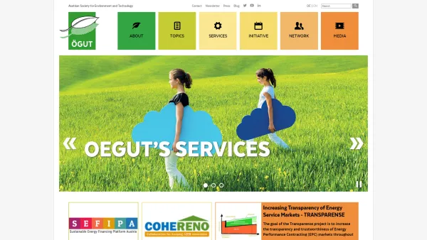 Website Screenshot: Die ÖGUT Österreichische Gesellschaft für Umwelt und Technik) - Home | ÖGUT - Date: 2023-06-23 12:08:14