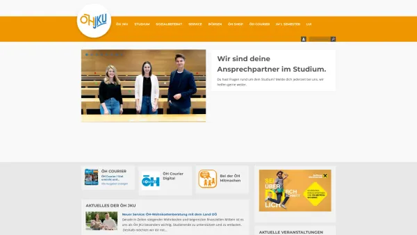 Website Screenshot: Referat f LesBiSchwulen u TransGender Angelegenheiten der ÖH Hochschülerschaft an der JKU Linz PORTAL - ÖH JKU - Date: 2023-06-23 12:08:14