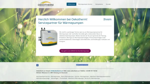 Website Screenshot: Oekotherm® Heiz und Klimasysteme GmbH - Wärmepumpenservice - Wärmepumpenservice Neura Oekotherm - Date: 2023-06-15 16:02:34