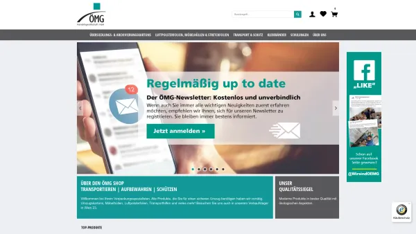 Website Screenshot: ÖMG Handelsgesellschaft mbH - ÖMG Handesgesellschafts mbH | ÖMG Handelsgesellschaft mbH - Onlineshop - Date: 2023-06-15 16:02:34