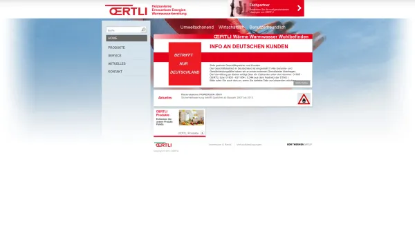 Website Screenshot: Helmut Oertli - de - Oertli - Date: 2023-06-23 12:08:17