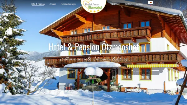 Website Screenshot: ÖTZMOOSHOF Pension u. Appartement´s, Alpendorf, Urlaub am Bauernhof, Salzburger Land, - Hotel & Pension Ötzmooshof | Urlaub in der Ferienregion St.Johann Alpendorf - Date: 2023-06-23 12:08:17