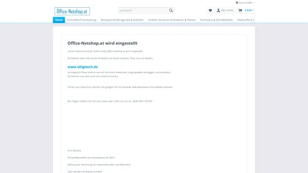 Website Screenshot: Bürobedarf Büromaterial Büroartikel von Office-Netshop - Shop für Büromaterial Büroartikel | Office-Netshop.at - Date: 2023-06-23 12:08:17