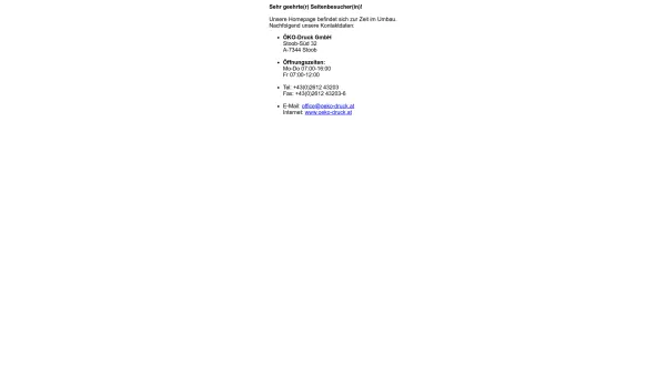 Website Screenshot: Offset 2000 - ÖKO-Druck GmbH / ausgezeichnet drucken - Date: 2023-06-15 16:02:34
