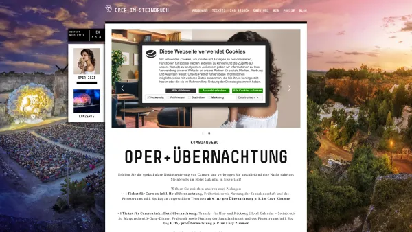 Website Screenshot: Wolfgang OPERNFESTSPIELE 2007 NABUCCO - Oper im Steinbruch - Date: 2023-06-23 12:08:20