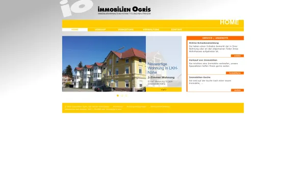 Website Screenshot: Immobilien Ogris - Willkommen bei Immobilien Ogris - Immobilien Ogris - Date: 2023-06-14 10:36:55