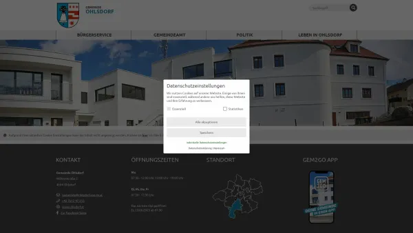 Website Screenshot: Gemeindeamt Ohlsdorf RiS-Kommunal - Ohlsdorf, Oberösterreich - Startseite - Date: 2023-06-23 12:08:20