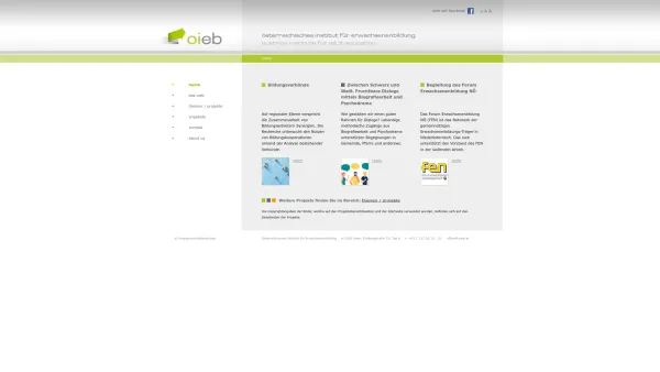 Website Screenshot: Österreichisches Institut für Erwachsenenbildung - österreichisches institut für erwachsenenbildung - Startseite - Date: 2023-06-23 12:08:20