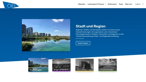 Website Screenshot: ÖIR-Österreichisches Institut für Raumplanung - ÖIR - Österreichische Institut für Raumplanung - ÖIR - Date: 2023-06-15 16:02:34