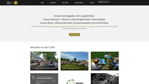 Website Screenshot: Offene Jugendarbeit Dornbirn - Offene Jugendarbeit Dornbirn - Date: 2023-06-23 12:08:20