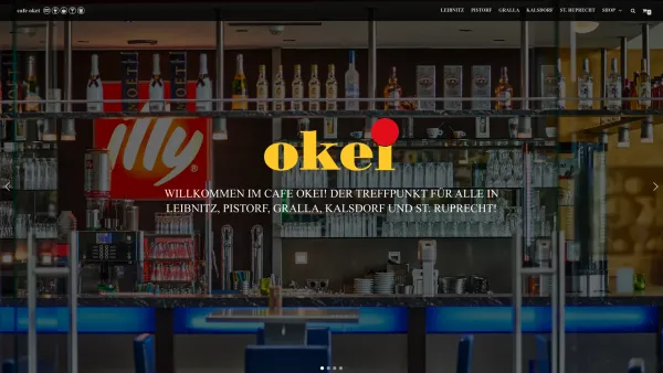Website Screenshot: cafe okei, werner schmid - cafe okei – Der Treffpunkt für alle! - Date: 2023-06-15 16:02:34