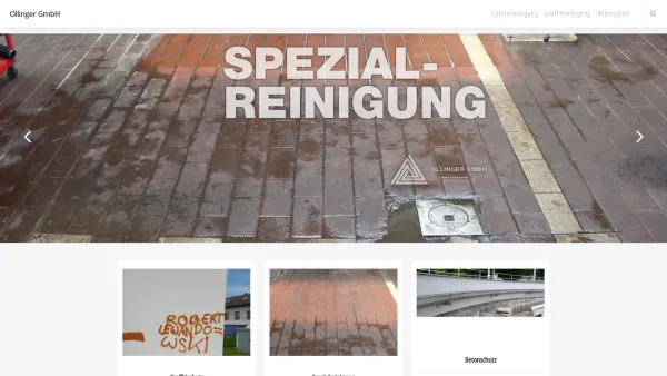 Website Screenshot: Ollinger Handels Ges.m.b.H - Home - Ollinger GmbH - Date: 2023-06-14 10:44:13
