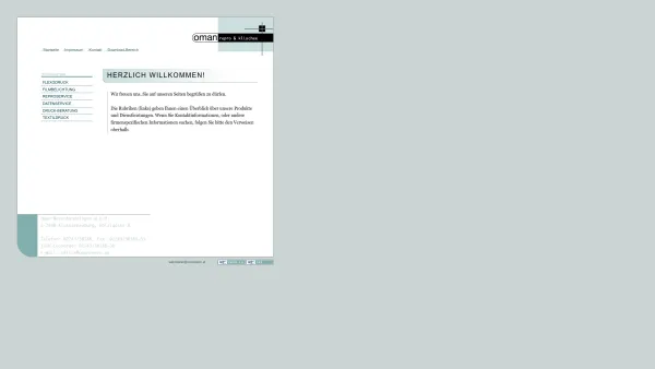 Website Screenshot: Oman Warenhandelsges.m.b.H. - Oman Repro & Klischee - Date: 2023-06-14 10:44:13
