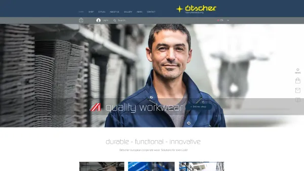 Website Screenshot: Onlineshop für Arbeitskleidung und Berufsbekleidung der Firma Ötscher Berufskleidung - Berufsbekleidung | Ötscher Berufskleidung Götzl GmbH | Amstetten | Österreich - Date: 2023-06-15 16:02:34