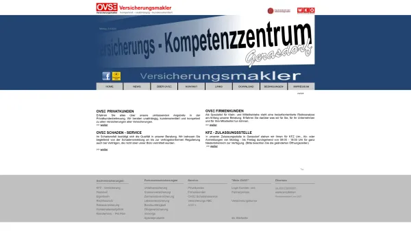 Website Screenshot: OVS Versicherungsmakler Dieter Kukula KG - OVS VERSICHERUGSMAKLER - Date: 2023-06-14 10:37:35