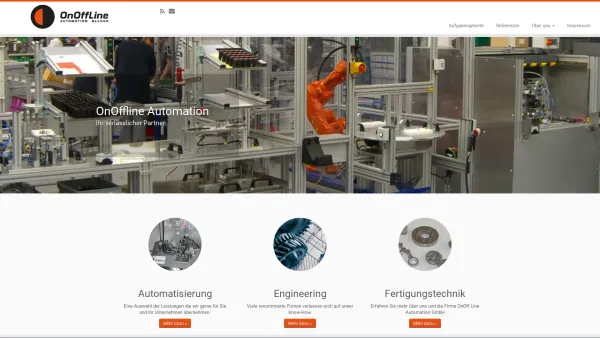 Website Screenshot: OnOffLine Automatisierung Herzlich - OnOffLine Automation GmbH - Date: 2023-06-23 12:08:23