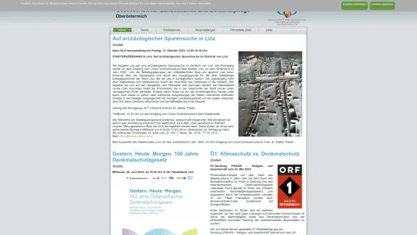 Website Screenshot: Gesellschaft für Landeskunde Oberösterreichische Landeskunde Landeskunde Landeskunde Oberösterreich Oberösterreichischer Musealver - News - Date: 2023-06-23 12:08:23