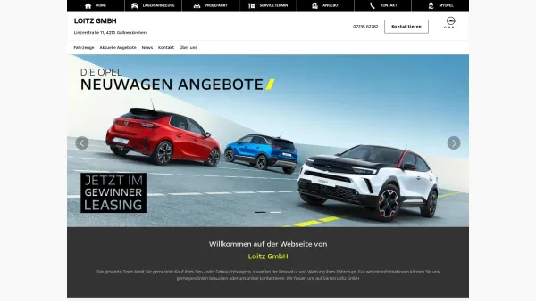 Website Screenshot: Autohaus Loitz - Autohaus Loitz Ihr Mobilitätsanbieter im Raum Gallneukirchen - Date: 2023-06-15 16:02:34