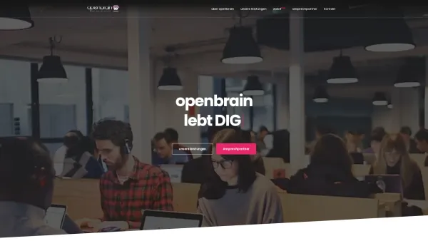 Website Screenshot: OPENBRAIN | Kommunikations & Digitalagentur - OPENBRAIN GmbH | Fullservice-Digitalagentur | 1220 Wien - Date: 2023-06-26 10:26:35